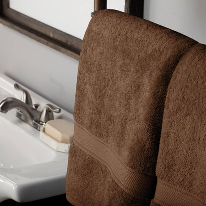 Superior Egyptian Cotton Pile Heavyweight Bath Towel Set of 2