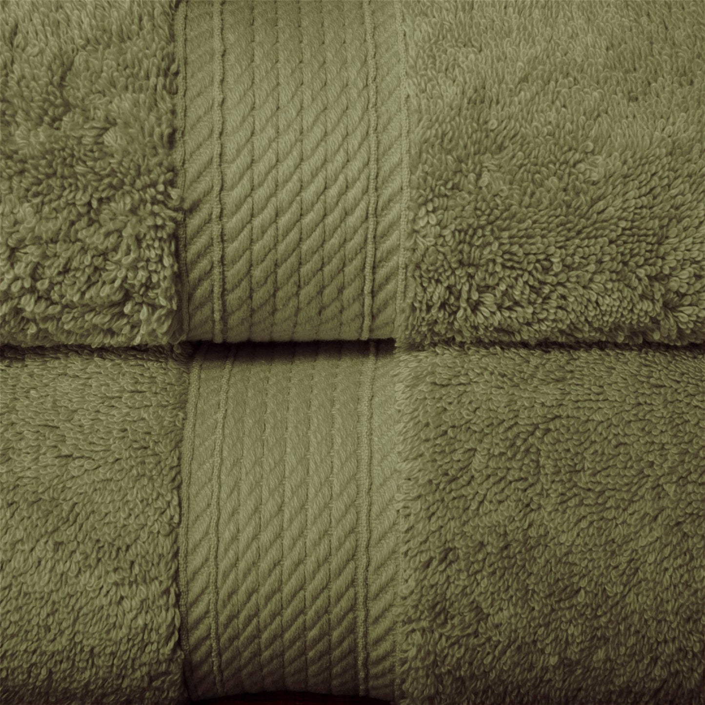 Superior Egyptian Cotton Pile Heavyweight Bath Towel Set of 2