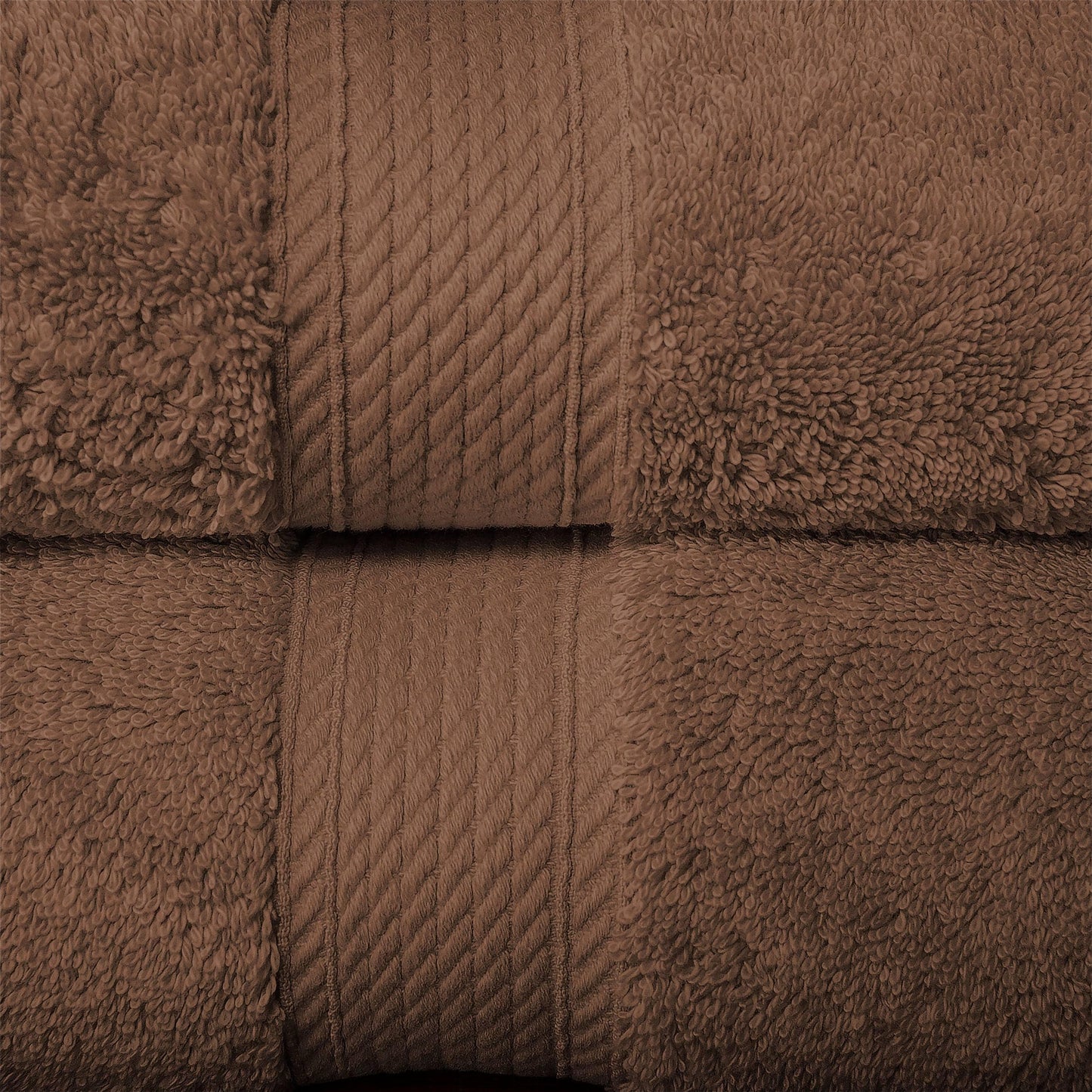 Superior Egyptian Cotton Pile Heavyweight Bath Towel Set of 2