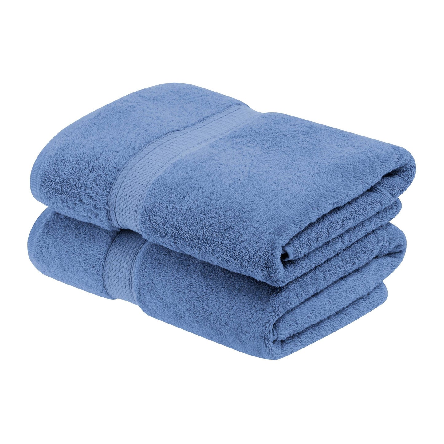 Superior Egyptian Cotton Pile Heavyweight Bath Towel Set of 2