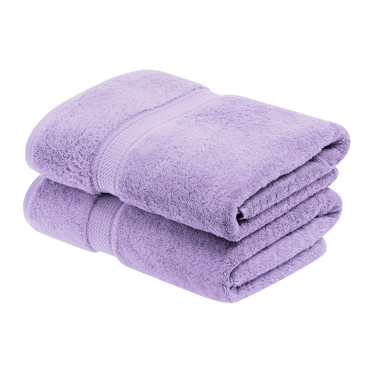 Superior Egyptian Cotton Pile Heavyweight Bath Towel Set of 2