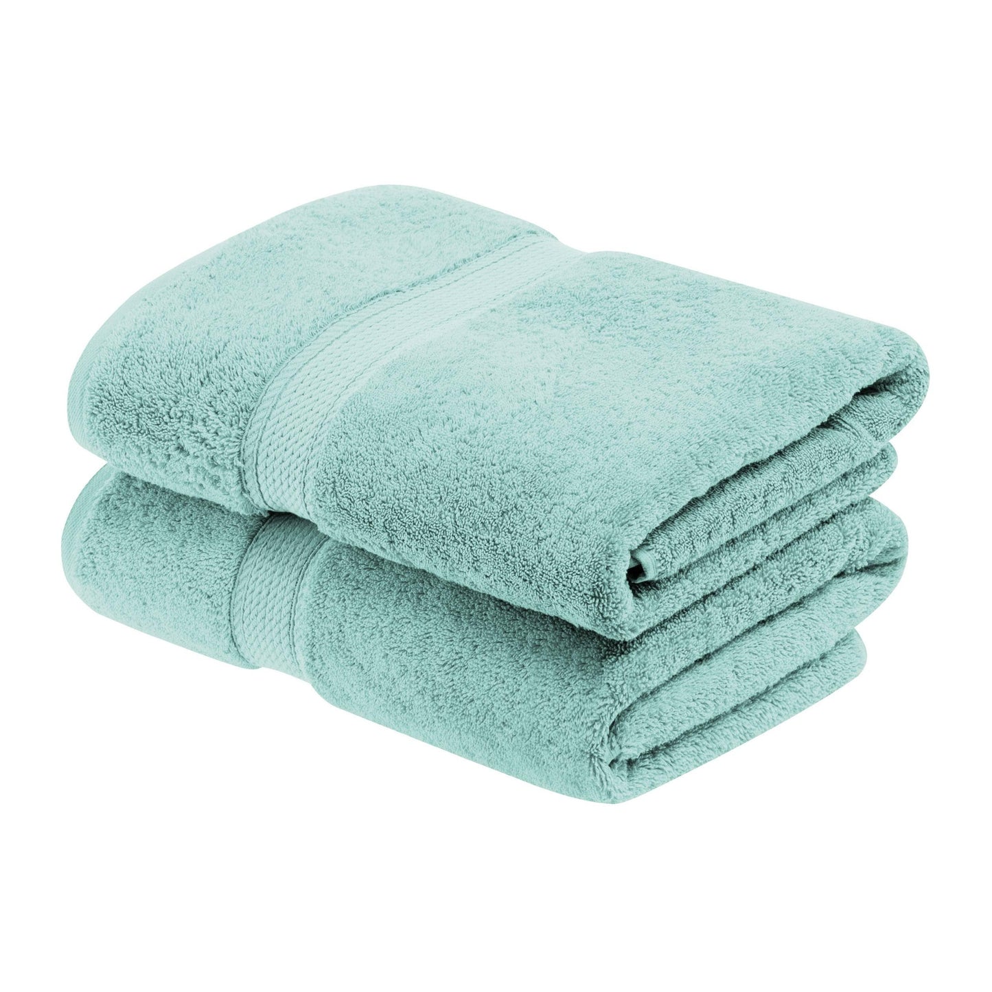 Superior Egyptian Cotton Pile Heavyweight Bath Towel Set of 2