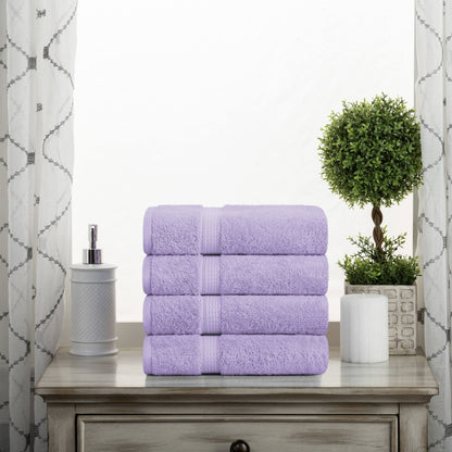 Superior Egyptian Cotton Pile Heavyweight Hand Towel Set of 4