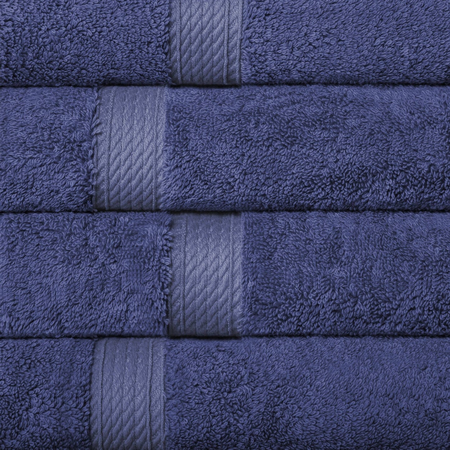 Superior Egyptian Cotton Pile Heavyweight Hand Towel Set of 4