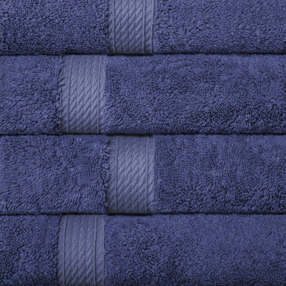 Superior Egyptian Cotton Pile Heavyweight Hand Towel Set of 4