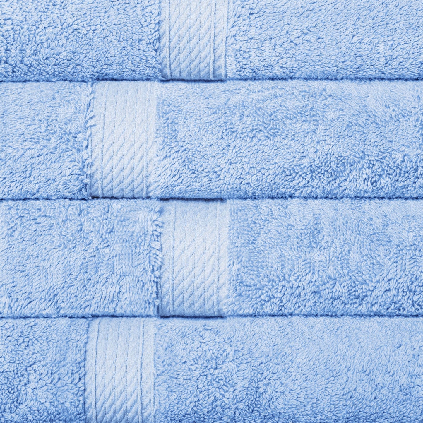 Superior Egyptian Cotton Pile Heavyweight Hand Towel Set of 4