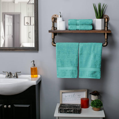 Superior Egyptian Cotton Pile Heavyweight Hand Towel Set of 4