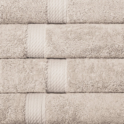 Superior Egyptian Cotton Pile Heavyweight Hand Towel Set of 4
