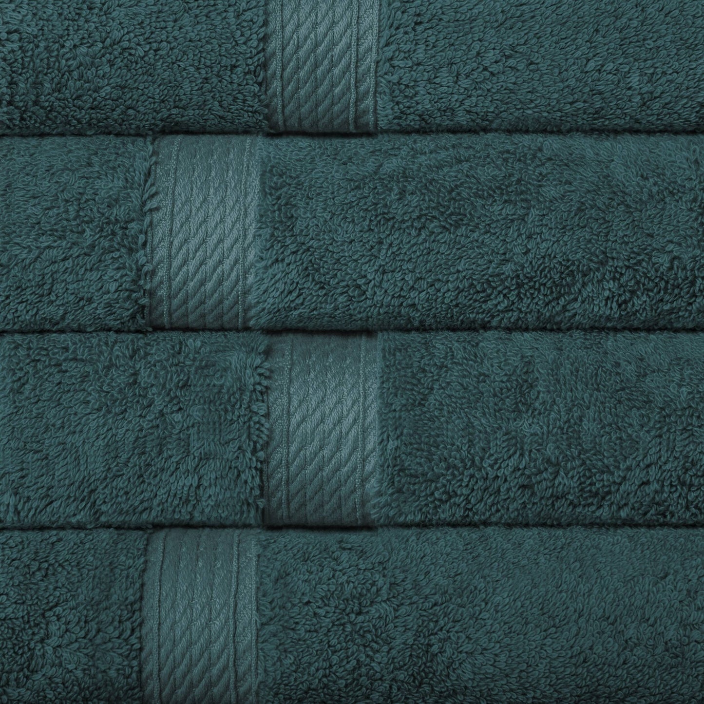 Superior Egyptian Cotton Pile Heavyweight Hand Towel Set of 4