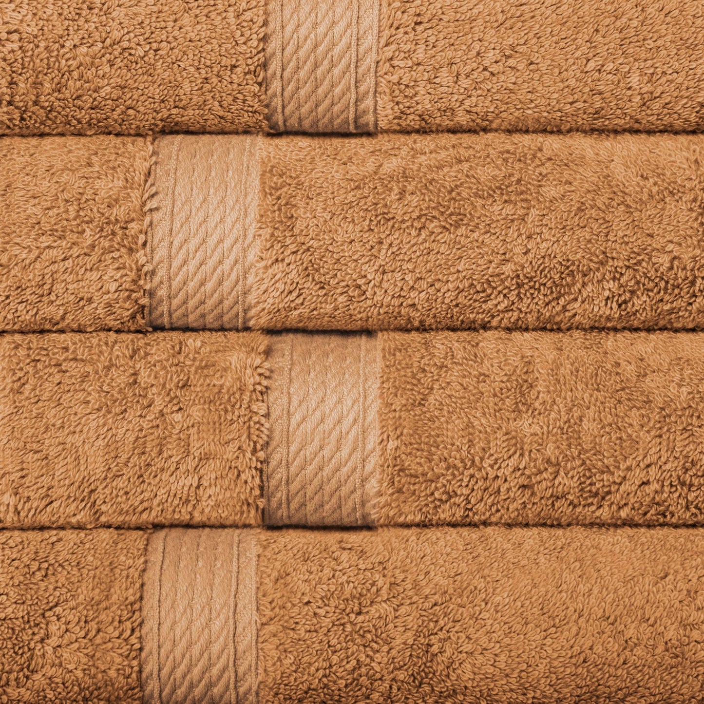 Superior Egyptian Cotton Pile Heavyweight Hand Towel Set of 4