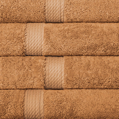 Superior Egyptian Cotton Pile Heavyweight Hand Towel Set of 4
