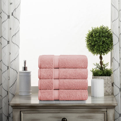 Superior Egyptian Cotton Pile Heavyweight Hand Towel Set of 4