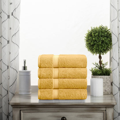 Superior Egyptian Cotton Pile Heavyweight Hand Towel Set of 4
