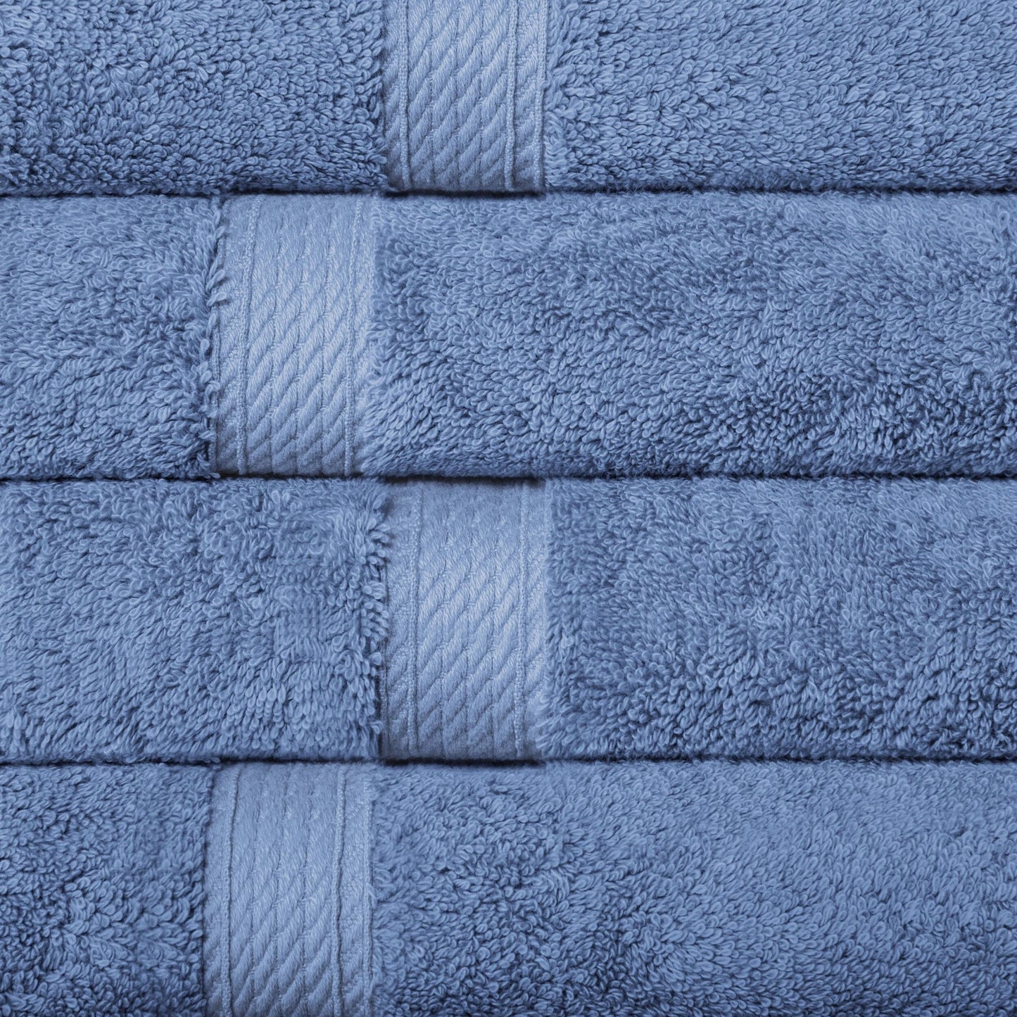 Superior Egyptian Cotton Pile Heavyweight Hand Towel Set of 4