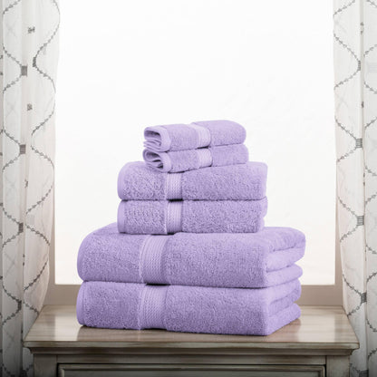 Superior Egyptian Cotton Pile Heavyweight 6-Piece Towel Set