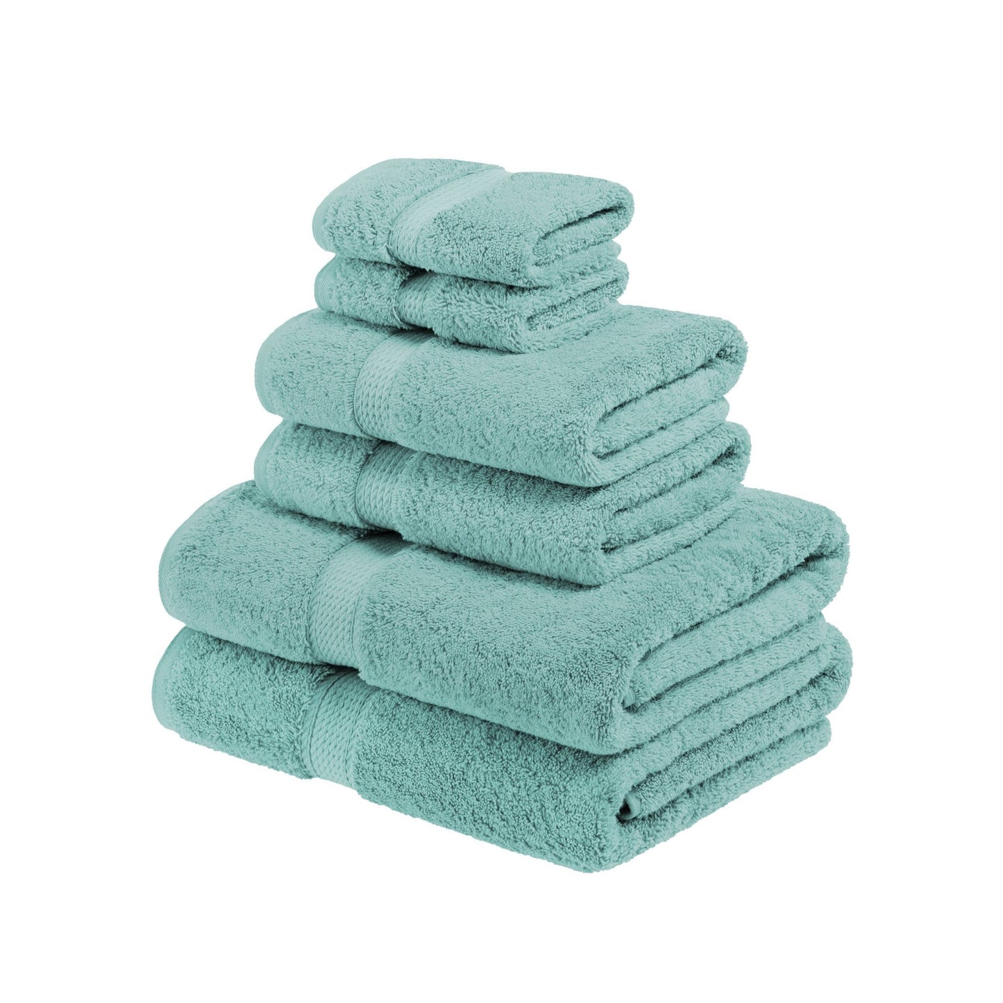 Superior Egyptian Cotton Pile Heavyweight 6-Piece Towel Set