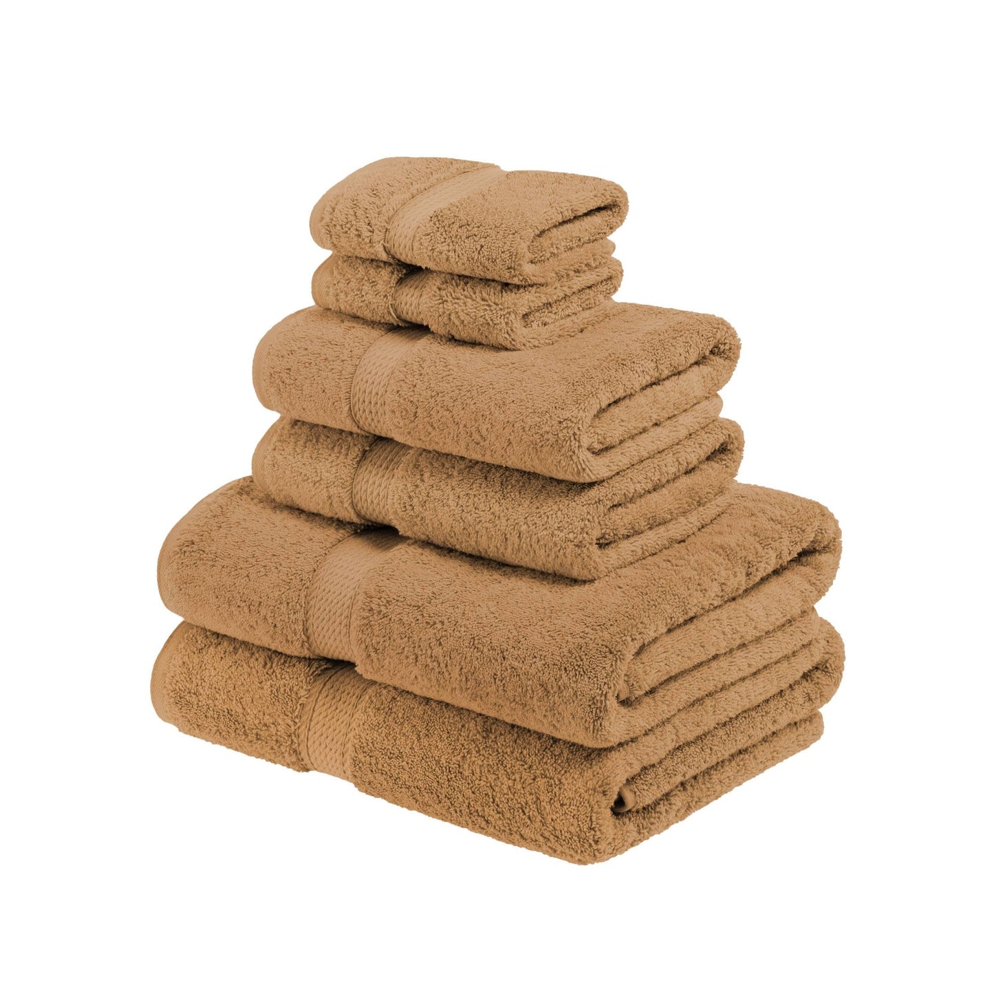 Superior Egyptian Cotton Pile Heavyweight 6-Piece Towel Set
