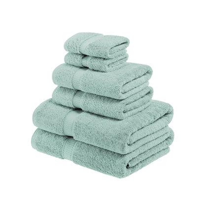 Superior Egyptian Cotton Pile Heavyweight 6-Piece Towel Set