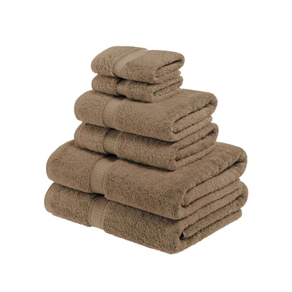 Superior Egyptian Cotton Pile Heavyweight 6-Piece Towel Set