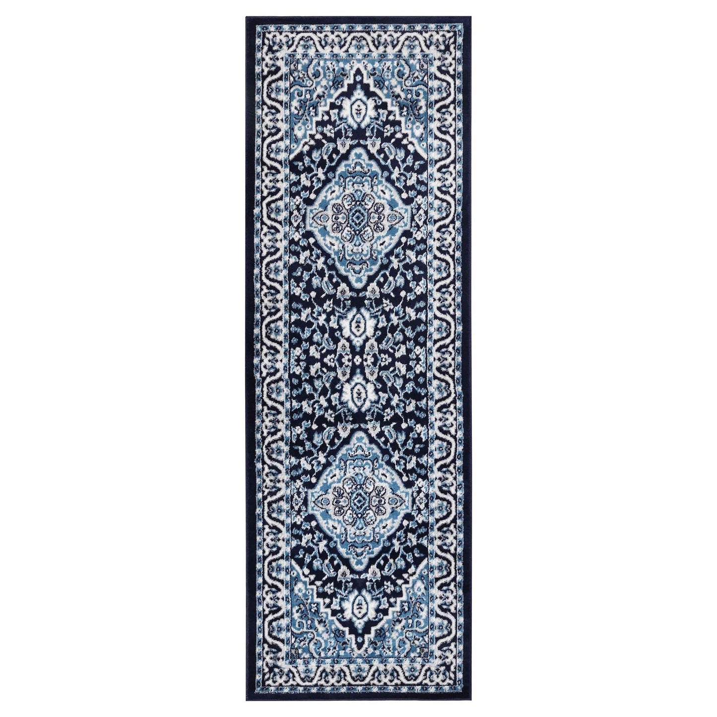Superior Glendale Floral Medallion Indoor Area Rug
