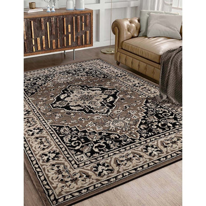 Superior Glendale Floral Medallion Indoor Area Rug