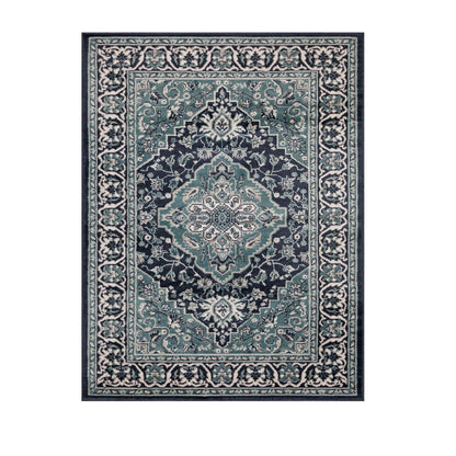 Superior Glendale Floral Medallion Indoor Area Rug