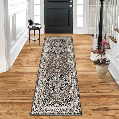 Superior Glendale Floral Medallion Indoor Area Rug
