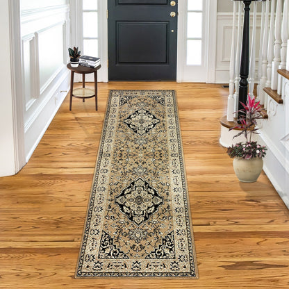 Superior Glendale Floral Medallion Indoor Area Rug