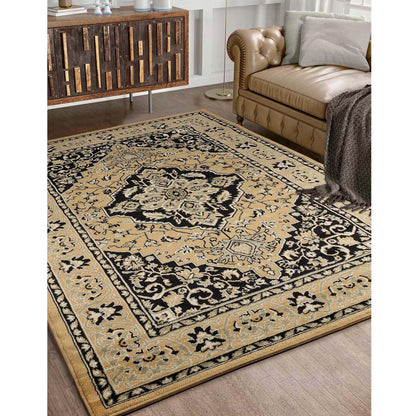 Superior Glendale Floral Medallion Indoor Area Rug