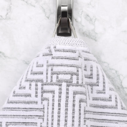 Superior Jasper Cotton Modern Jacquard Soft 3 Piece Bathroom Towel Set