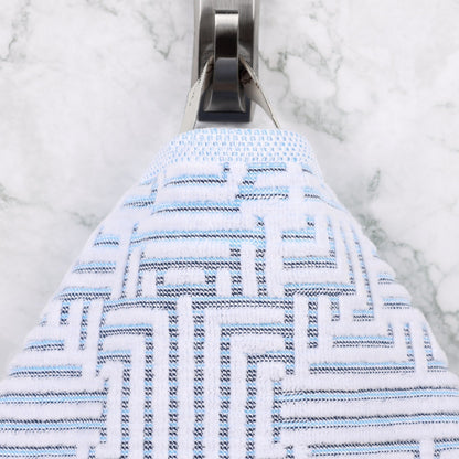 Superior Jasper Cotton Modern Jacquard Soft 3 Piece Bathroom Towel Set