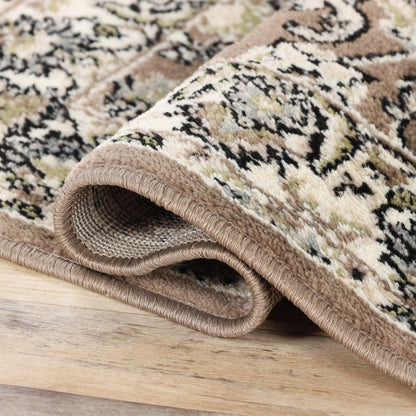 Superior Lille Classic Floral Medallion Indoor Runner or Area Rug