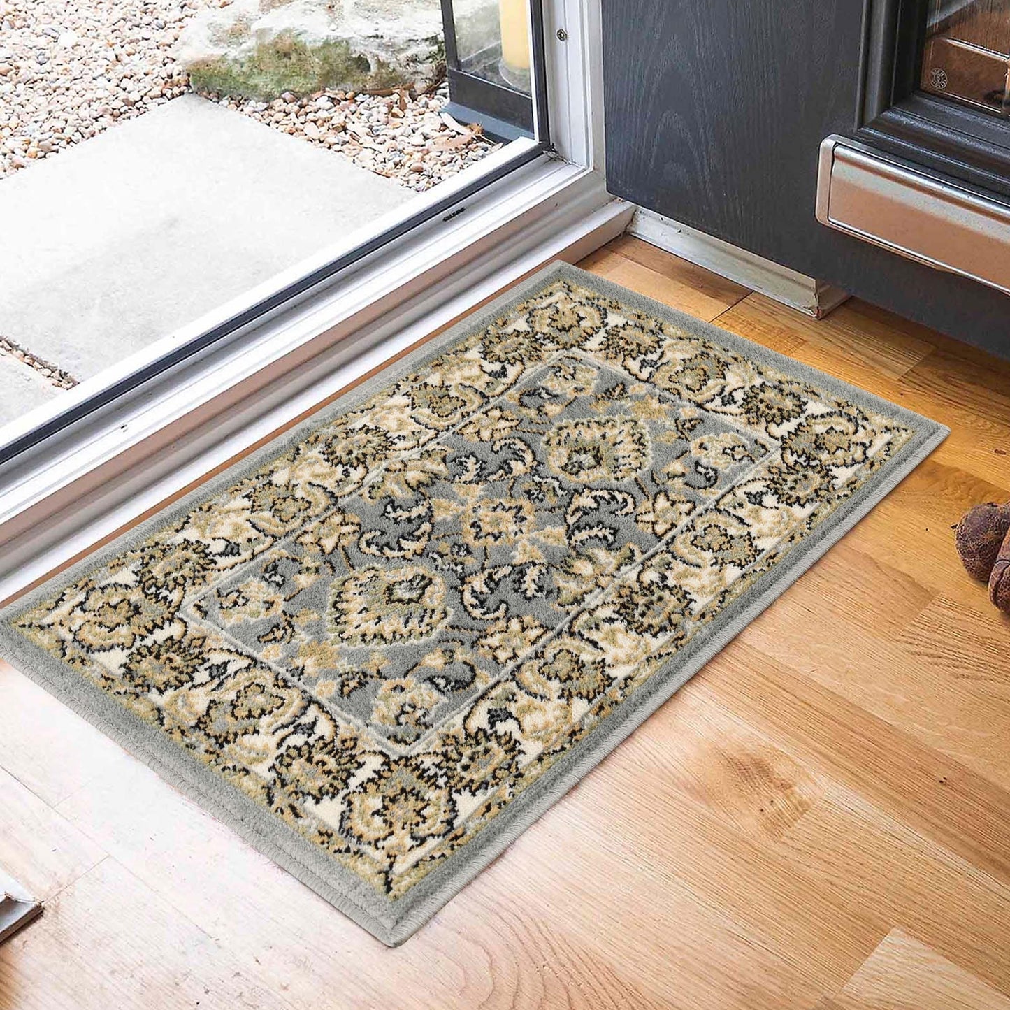Superior Lille Classic Floral Medallion Indoor Runner or Area Rug