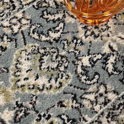 Superior Lille Classic Floral Medallion Indoor Runner or Area Rug