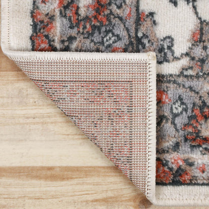 Superior Lille Classic Floral Medallion Indoor Runner or Area Rug