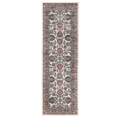Superior Lille Classic Floral Medallion Indoor Runner or Area Rug