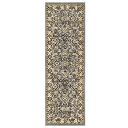 Superior Lille Classic Floral Medallion Indoor Runner or Area Rug