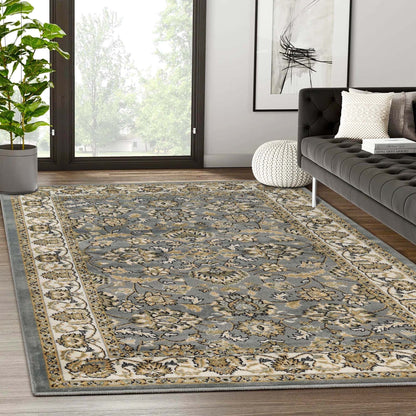 Superior Lille Classic Floral Medallion Indoor Runner or Area Rug