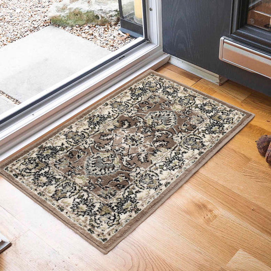 Superior Lille Classic Floral Medallion Indoor Runner or Area Rug