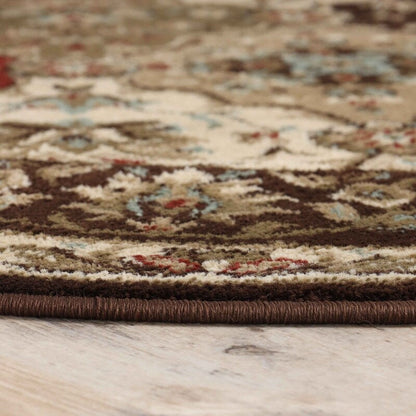 Superior Palmyra Traditional Floral Medallion Indoor Runner or Area Rug