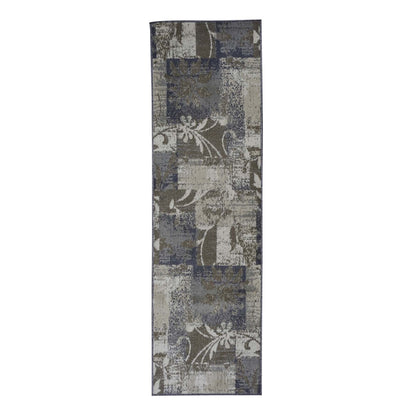 Superior Pastiche Contemporary Floral Patchwork Indoor Runner or Area Rug
