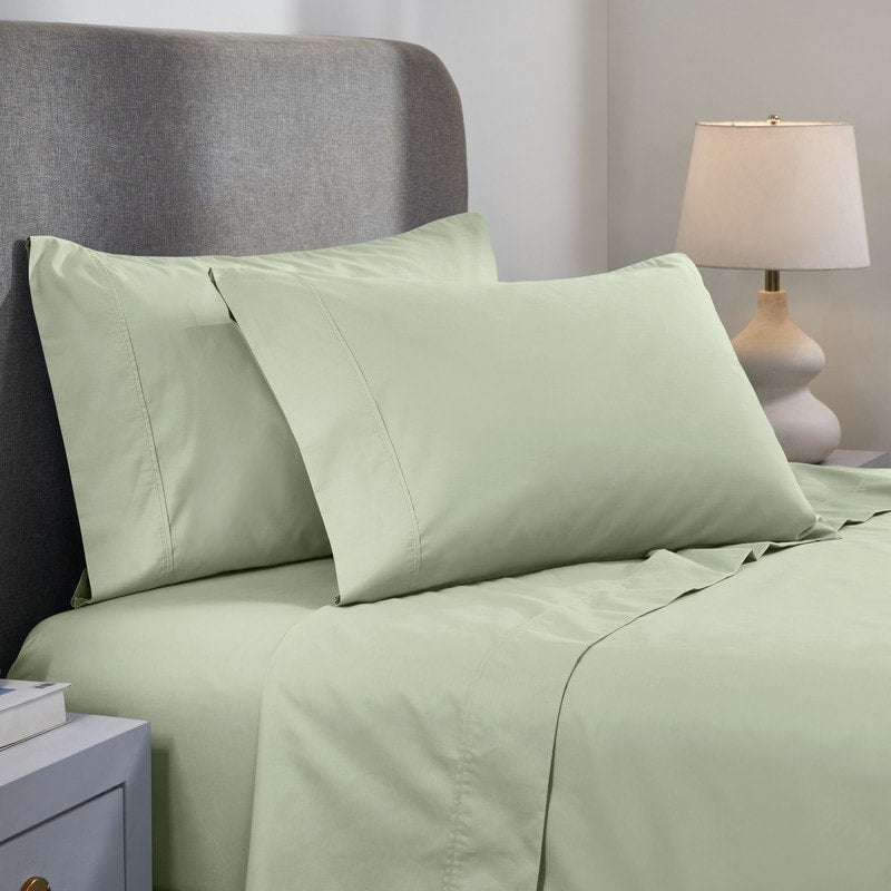 Superior Solid 1000-Thread Count Cotton Blend Deep Pocket Sheet Set