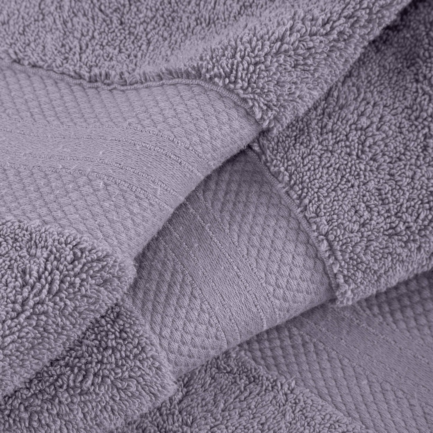 Superior Turkish Cotton 6 Piece Solid Plush Heavyweight Towel Set
