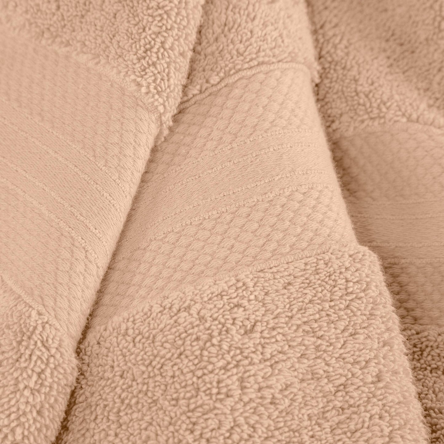 Superior Turkish Cotton 6 Piece Solid Plush Heavyweight Towel Set
