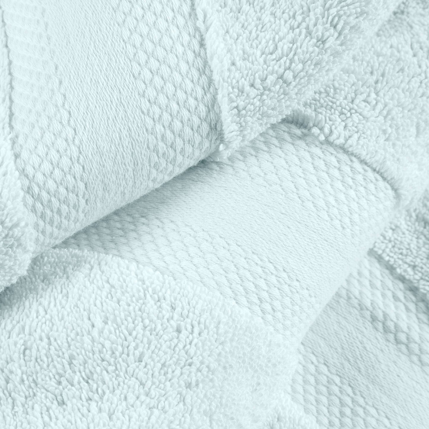 Superior Turkish Cotton 6 Piece Solid Plush Heavyweight Towel Set