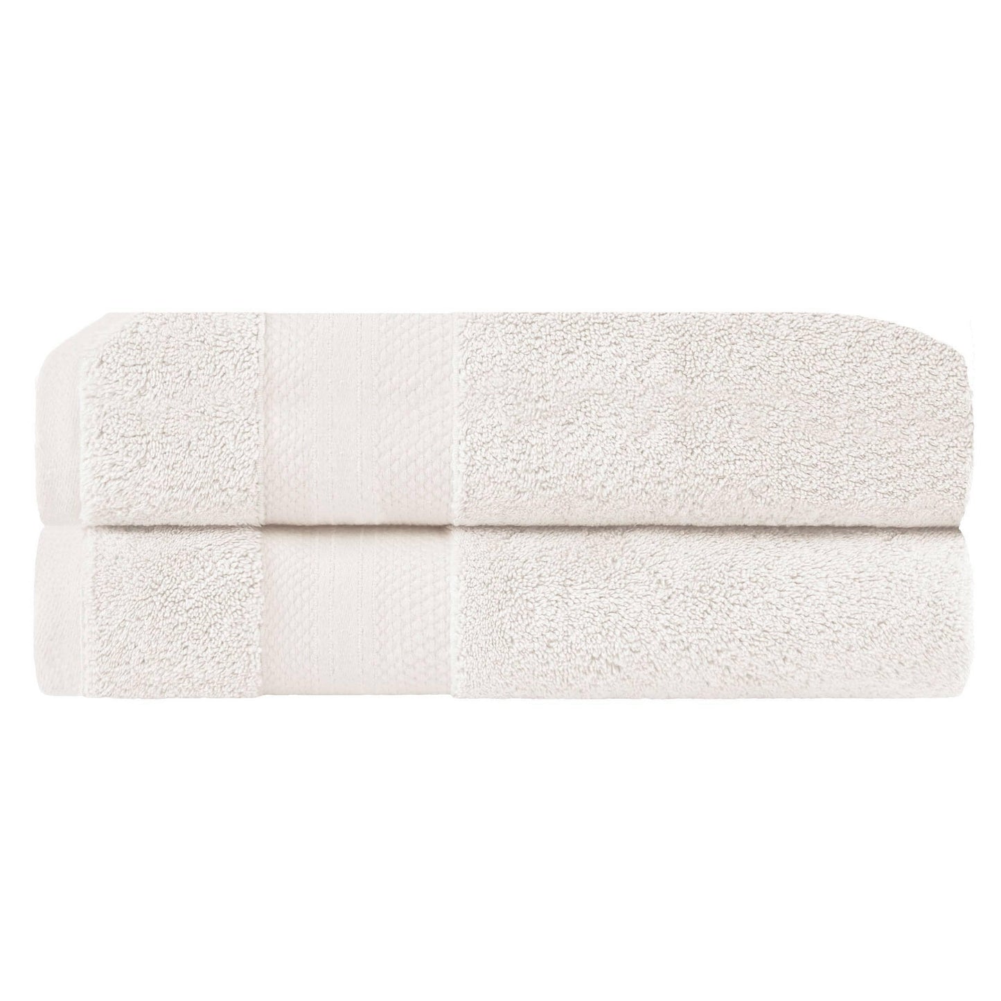 Superior Turkish Cotton Solid Heavyweight Bath Sheet Set of 2
