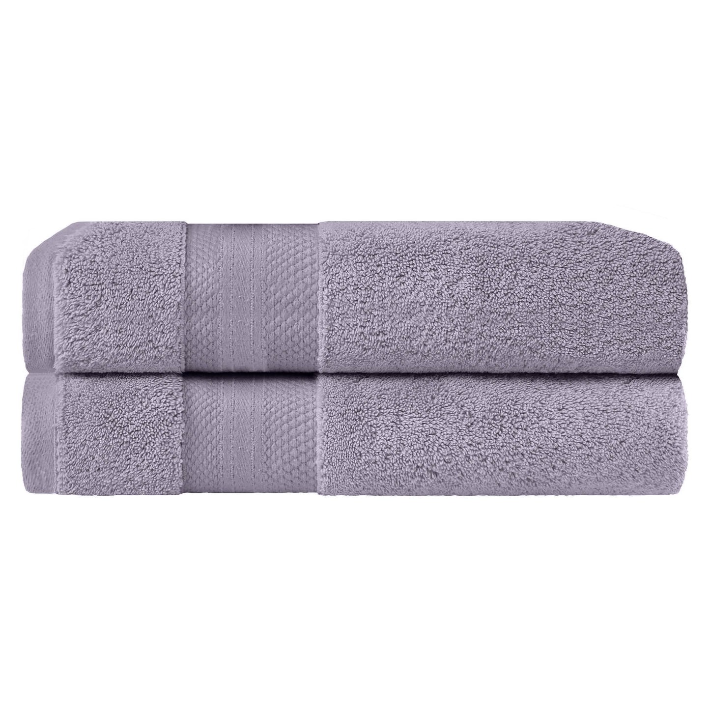 Superior Turkish Cotton Solid Heavyweight Bath Sheet Set of 2