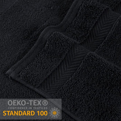 Superior Zero Twist Cotton Soft Absorbent Face Towel Washcloth Set of 12
