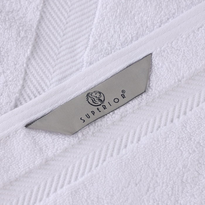 Superior Zero Twist Cotton Soft Absorbent Face Towel Washcloth Set of 12