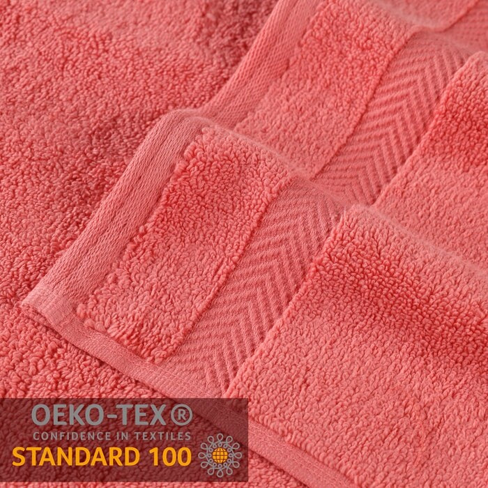 Superior Zero Twist Cotton Soft Absorbent Face Towel Washcloth Set of 12